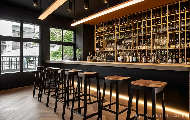 한식 주점 인테리어 아이디어 - Industrial Chic with Folk Art Vibrancy**

"A dynamic and character-rich Korean pub interior that exp...