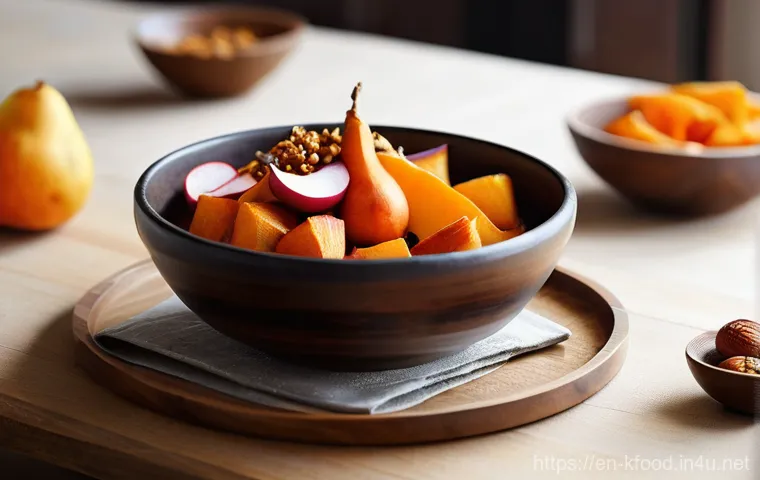 한식 식재료의 계절성 - **Summer's Refreshing Culinary Escape**
    A group of diverse friends (adults, 18+, respectfully dr...